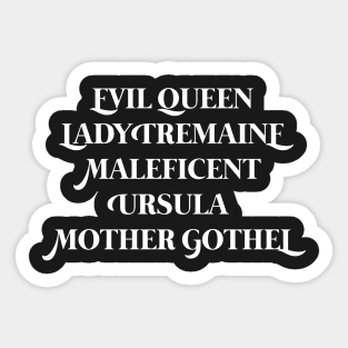 Villainess Blanche Sticker